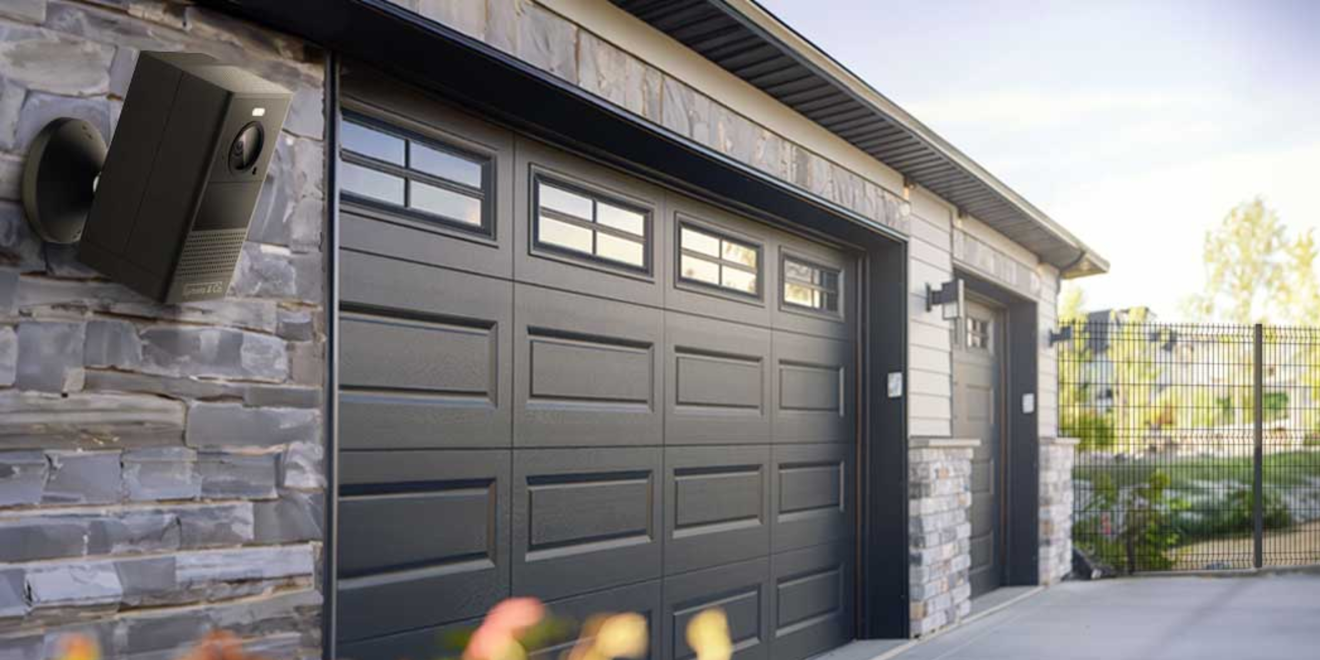 Dome and bullet cameras side by side
